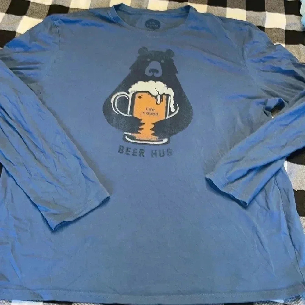 LIFE IS GOOD shirt Size large